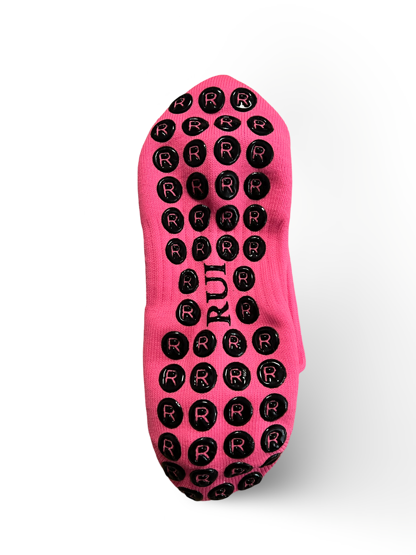 Pink grip socks
