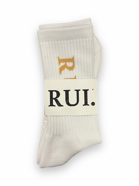White grip socks