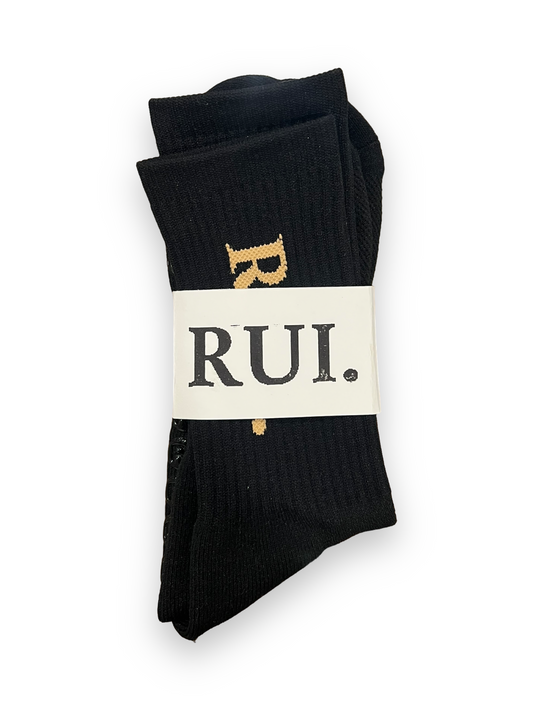 Black grip socks